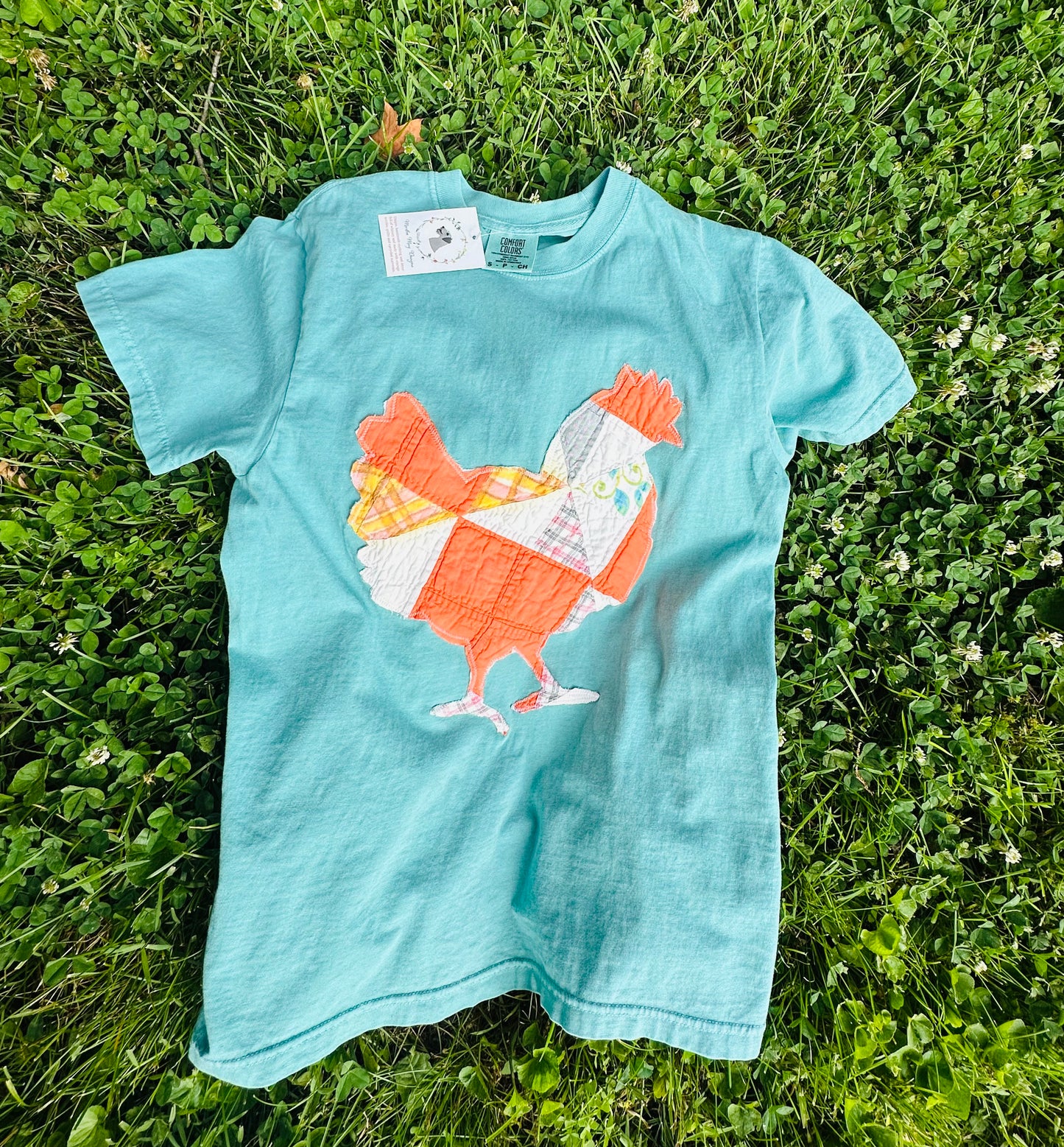 Patchwork Hen Comfort Colors Tee - Made to Order