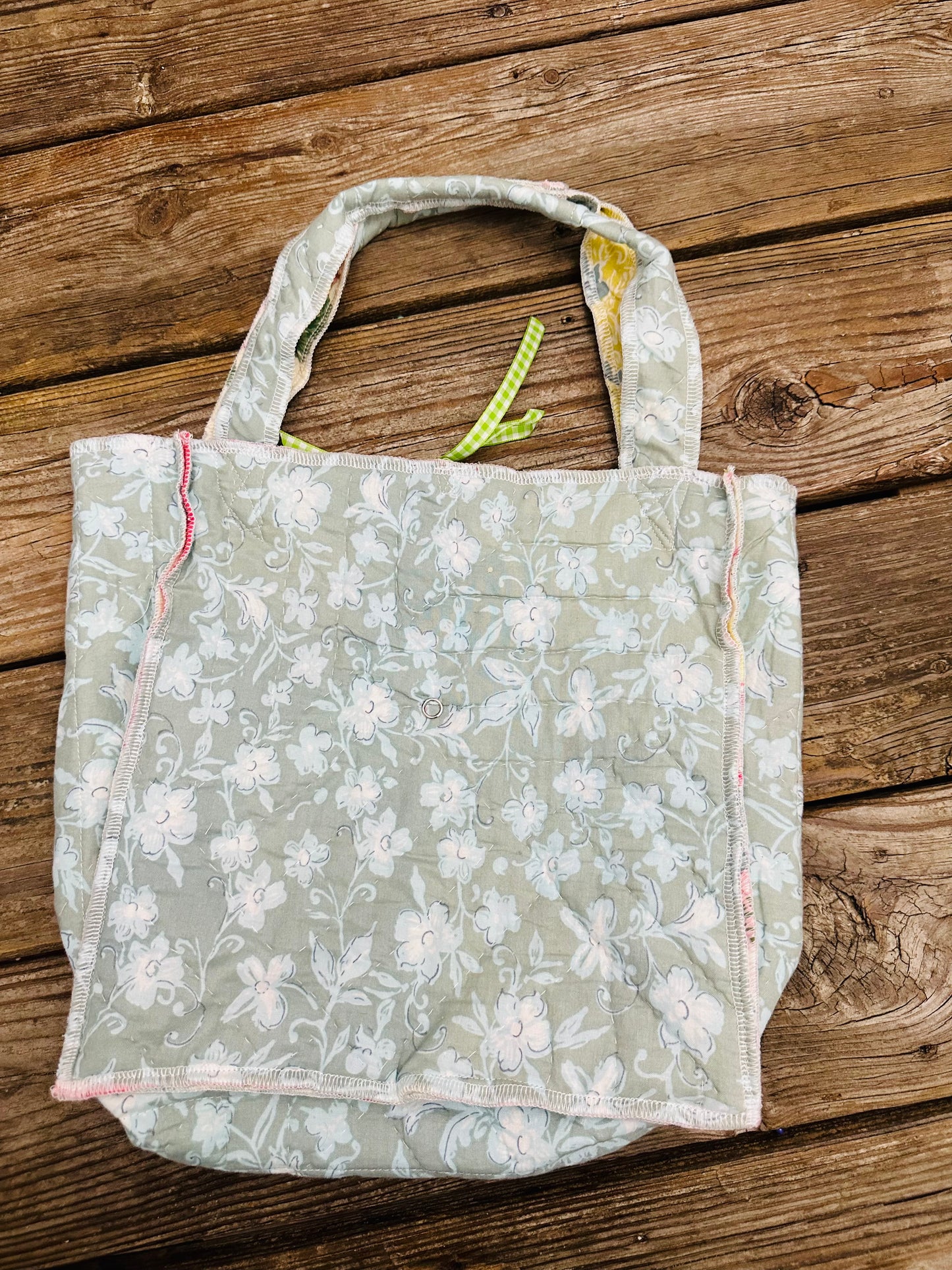 Reversible Sunday Tote | Vintage Quilt Bag