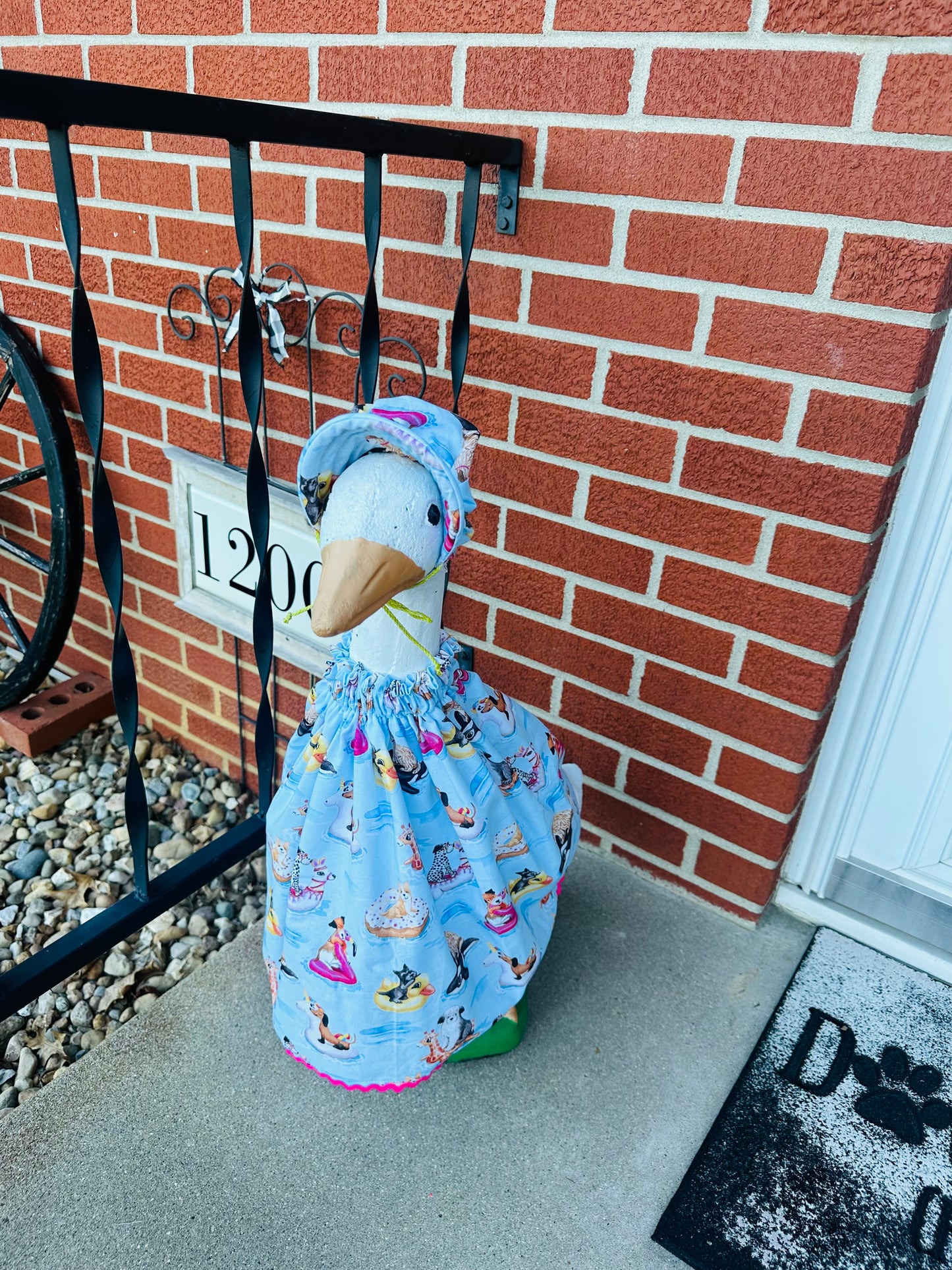 Porch Goose Outfit - Dog Pool Day