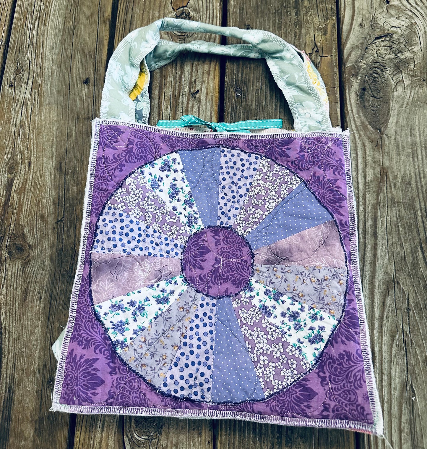 Reversible Sunday Tote | Vintage Quilt Bag