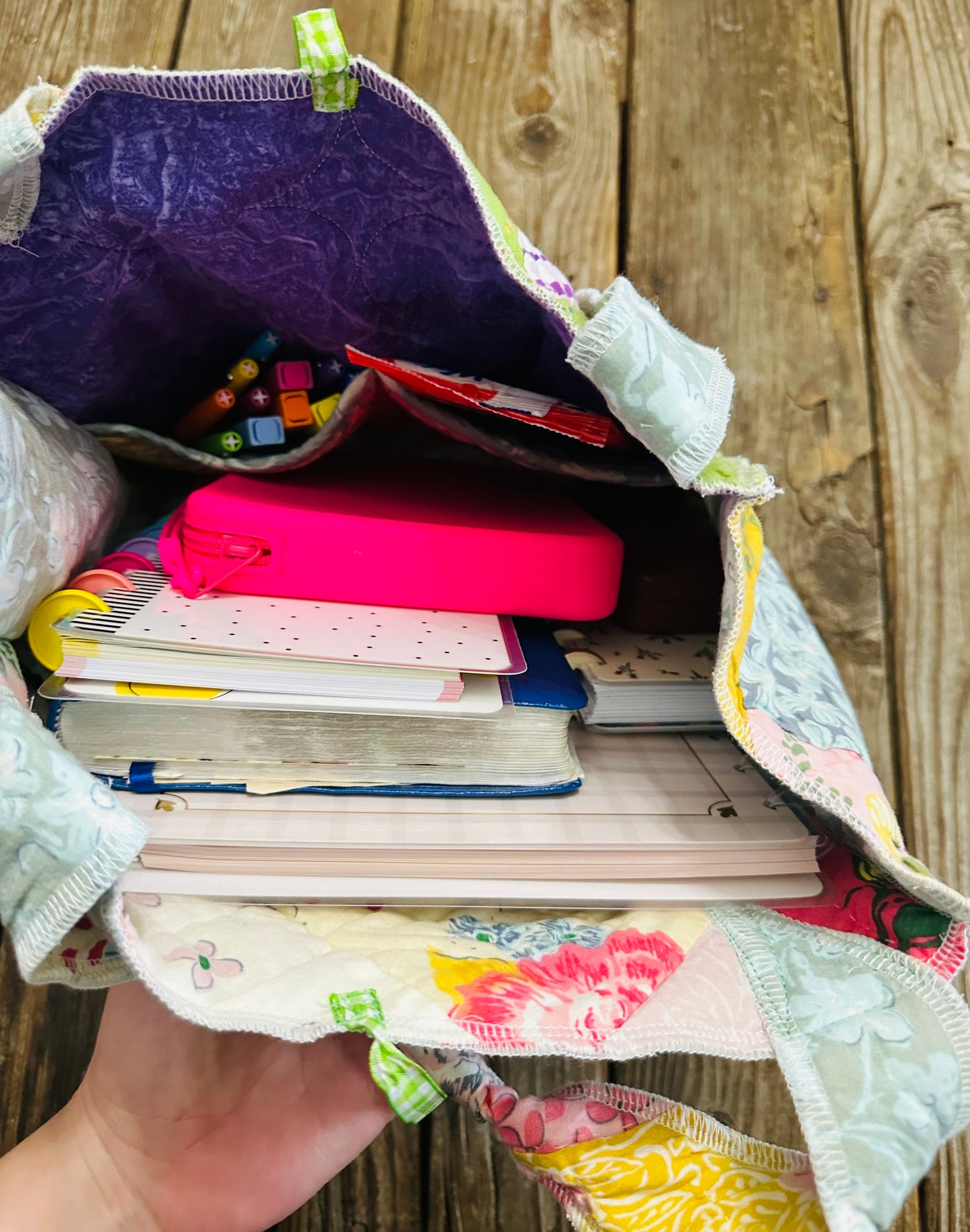 Reversible Sunday Tote | Vintage Quilt Bag