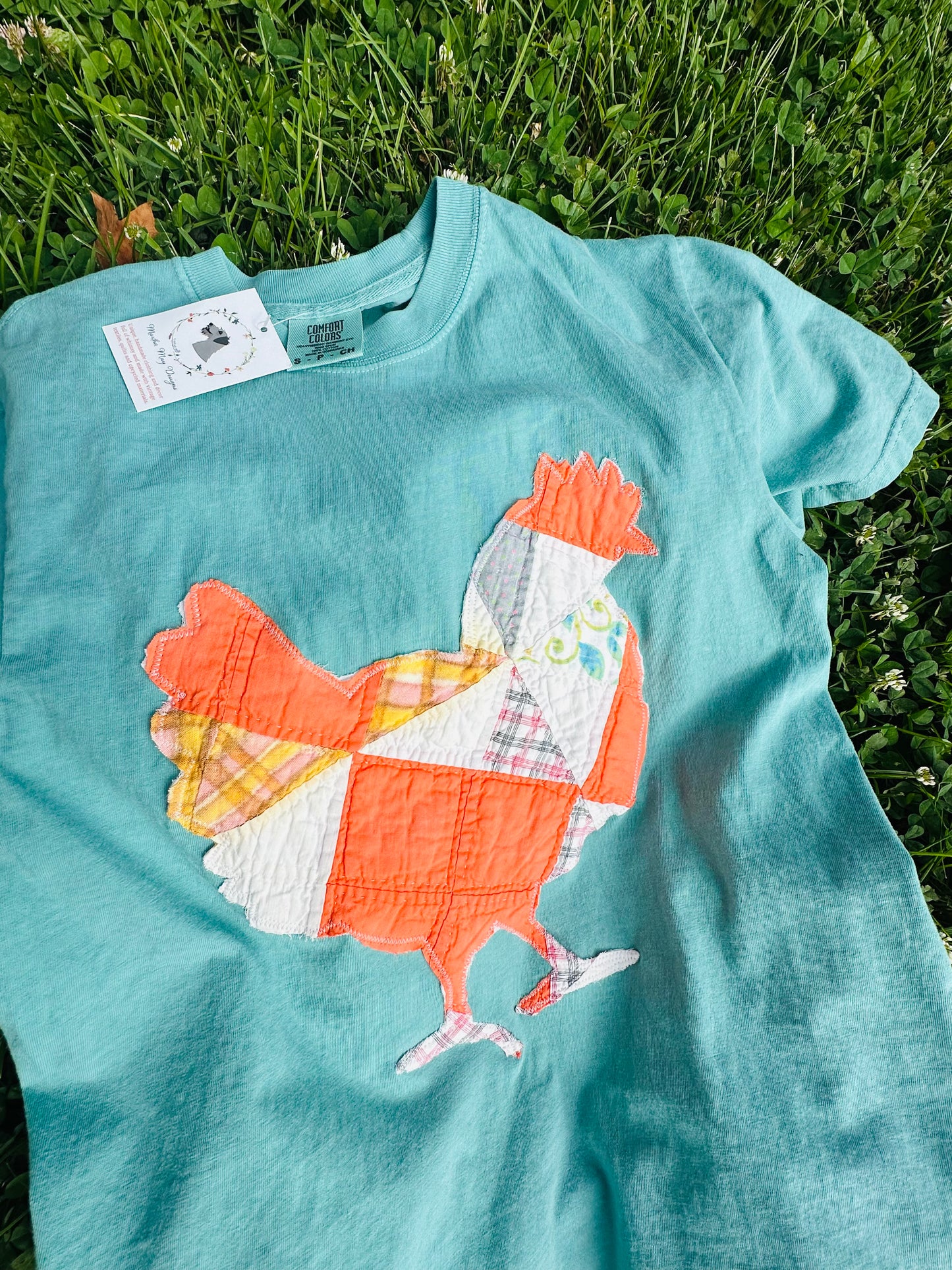 Patchwork Hen Comfort Colors Tee - Made to Order