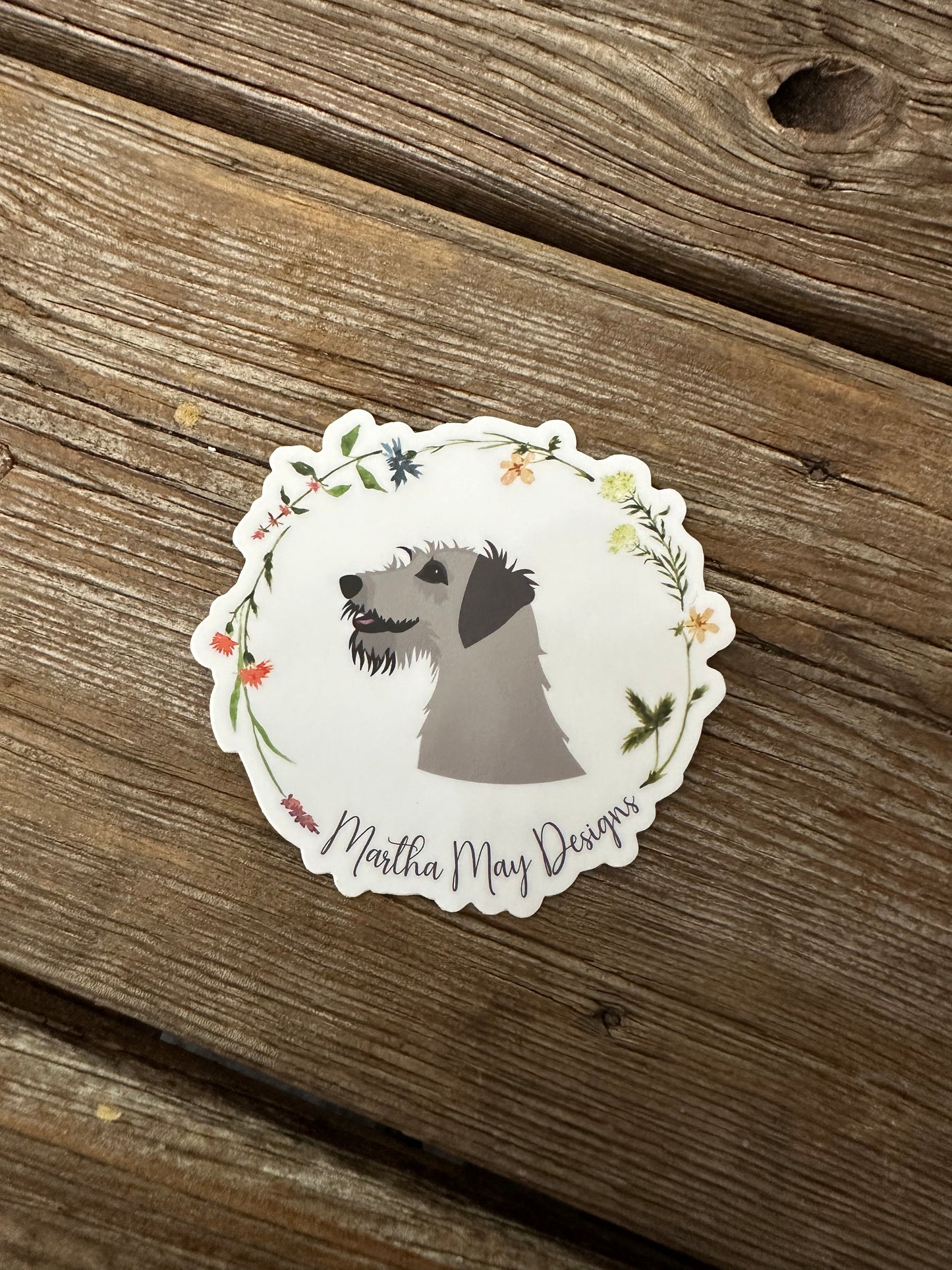 Martha May Designs Logo Vinyl Sticker